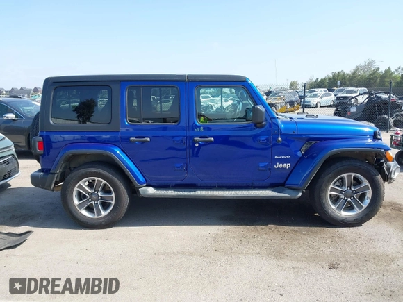 2018 Jeep Wrangler Unlimited Sahara z VIN 1C4HJXEG2JW211116, wystawiony jako IAAI lot #42250718 z przebiegiem 67 771 mil mil oraz . Historia ofert i sprzedaży dostępna na DreamBid. Obrazek 13.