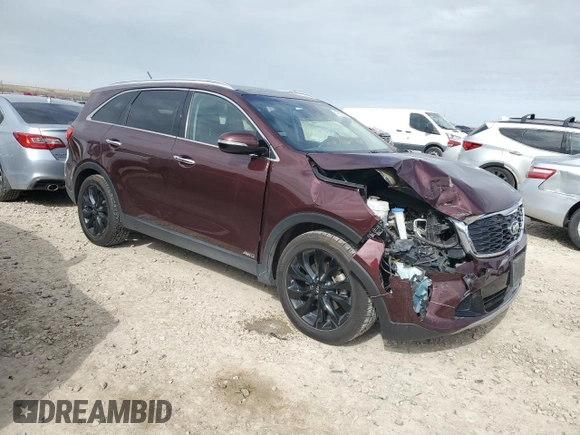 2020 Kia Sorento EX with VIN 5XYPHDA56LG694667, listed as a Copart auction lot 47652895 with 57,787 mi miles and Salvage Title. Bid and sale history available at DreamBid. Image 4.