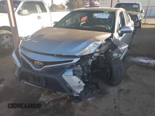 2018 Toyota Camry LE with VIN 4T1B11HK9JU068675, listed as a IAAI auction lot 41299139 with 144,675 mi miles. Bid and sale history available at carsss.com. Image 6.