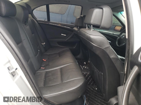 2008 BMW 5 Series 528i with VIN WBANU53518C113414, listed as a Copart auction lot 57770515 with 241,694 mi miles and Salvage title. Bid and sale history available at DreamBid. Image 10.