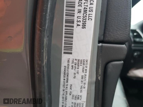 2021 Jeep Grand Cherokee Trailhawk with VIN 1C4RJFLT4MC533986, listed as a Copart auction lot 81338054 with 41,354 mi miles and Salvage Title. Bid and sale history available at carsss.com. Image 15.