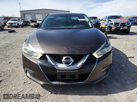 2016 Nissan Maxima S with VIN 1N4AA6AP1GC380769, listed as a Copart auction lot 50145845 with 80,352 mi miles and Salvage Title. Bid and sale history available at DreamBid. Image 5.