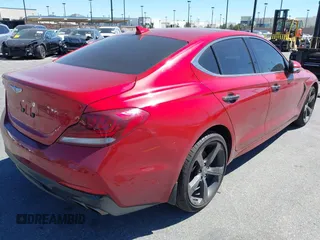 2020 Genesis G70 2.0T z VIN KMTG44LA3LU045365, wystawiony jako IAAI lot #41651427 z przebiegiem 33 333 mil mil oraz . Historia ofert i sprzedaży dostępna na DreamBid. Obrazek 4.
