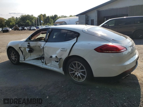 2014 Porsche Panamera с VIN WP0AA2A77EL008465, выставлен на аукционе Copart как лот 69671134 с пробегом Не указан миль и Чистый • Clean title. История ставок и продаж доступна на DreamBid. Изображение 2.