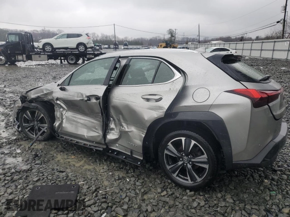 2021 Lexus UX with VIN JTHP9JBH1M2039301, listed as a Copart auction lot 50186785 with 32,242 mi miles and Salvage Title. Bid and sale history available at carsss.com. Image 2.