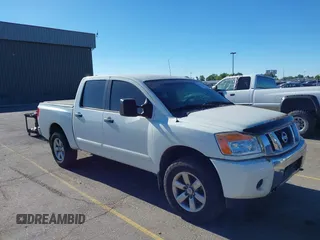 2014 Nissan Titan S with VIN 1N6AA0EC6EN515080, listed as a IAAI auction lot 42715234 with 117,186 mi miles and . Bid and sale history available at DreamBid. Image 1.