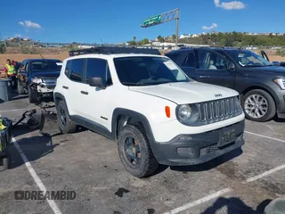 2017 Jeep Renegade Sport z VIN ZACCJBAH3HPF38935, wystawiony jako IAAI lot #41752943 z przebiegiem 97 532 mil mil oraz . Historia ofert i sprzedaży dostępna na DreamBid. Obrazek 1.