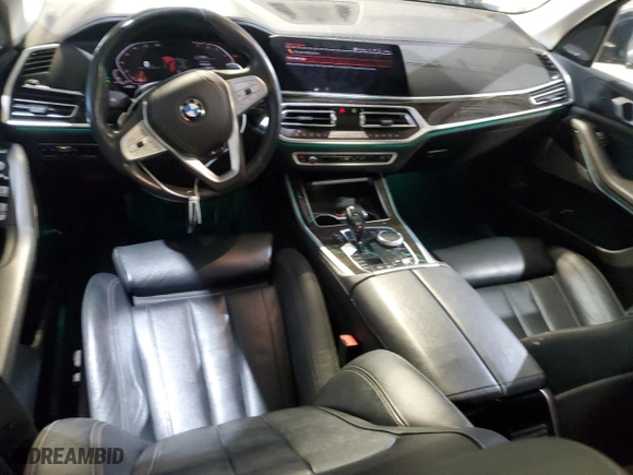 2019 BMW X7 xDrive40i with VIN 5UXCW2C59KL088447, listed as a Copart auction lot 54195265 with 74,390 mi miles and Clean Title. Bid and sale history available at carsss.com. Image 8.
