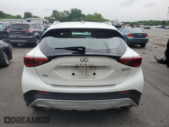 2018 Infiniti QX30 Premium с VIN SJKCH5CR6JA052481, выставлен на аукционе Copart как лот 64253694 с пробегом 36 331 миль миль и Списание • Salvage title. История ставок и продаж доступна на DreamBid. Изображение 6.