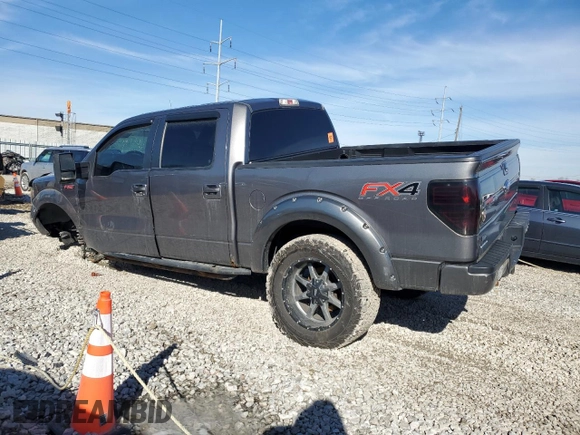 2014 Ford F-150 XL with VIN 1FTFW1EF7EFA83474, listed as a Copart auction lot 45141935 with 176,879 mi miles and Salvage Title. Bid and sale history available at carsss.com. Image 2.