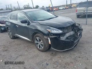 2020 Nissan Murano SV with VIN 5N1AZ2BS4LN104031, listed as a IAAI auction lot 40767346 with 111,380 mi miles and . Bid and sale history available at DreamBid. Image 1.