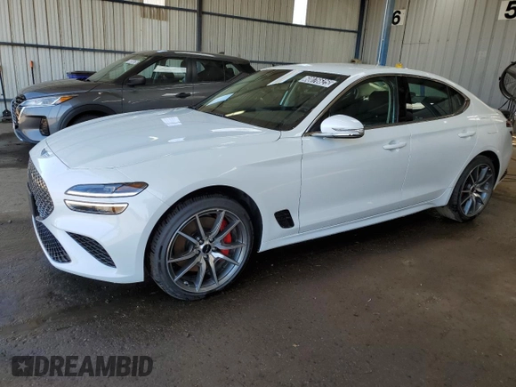 2025 Genesis G70 2.5T с VIN KMTG34SC9SU155485, выставлен на аукционе Copart как лот 60076625 с пробегом 3 757 миль миль и Чистый • Clean title. История ставок и продаж доступна на DreamBid. Изображение 1.