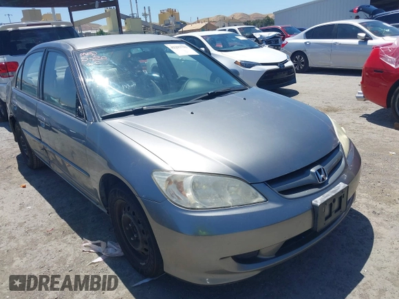 2004 Honda Civic LX z VIN 2HGES16594H595880, wystawiony jako IAAI lot #42293793 z przebiegiem 112 535 mil mil oraz . Historia ofert i sprzedaży dostępna na DreamBid. Obrazek 1.