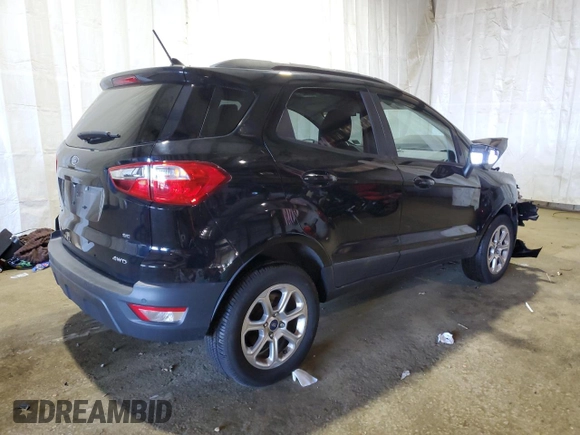 2020 Ford EcoSport SE with VIN MAJ6S3GL4LC390244, listed as a Copart auction lot 51019715 with 23,624 mi miles and Salvage Title. Bid and sale history available at carsss.com. Image 3.