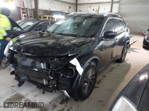 2016 Nissan Rogue SL with VIN 5N1AT2MT5GC871234, listed as a IAAI auction lot 41756018 with 102,295 mi miles. Bid and sale history available at carsss.com. Image 16.