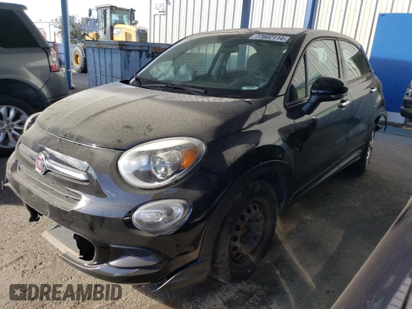 2016 FIAT 500X Pop with VIN ZFBCFXAT6GP356079, listed as a Copart auction lot 77602114 with 92,334 mi miles and Salvage title. Bid and sale history available at DreamBid. Image 1.