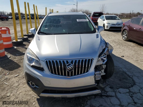 2014 Buick Encore Leather with VIN KL4CJCSB2EB590430, listed as a Copart auction lot 49534445 with 145,668 mi miles and Salvage Title. Bid and sale history available at carsss.com. Image 5.
