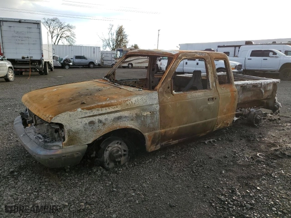 1997 Ford Ranger XL with VIN 1FTCR14A4VPB47528, listed as a Copart auction lot 80741034 with 0 mi miles and Non Repairable. Bid and sale history available at carsss.com. Image 1.