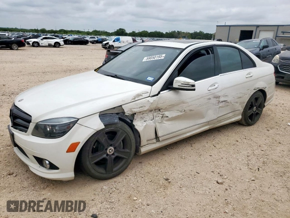 2010 Mercedes-Benz C 300 Sport with VIN WDDGF5EBXAF495221, listed as a Copart auction lot 59050195 with 121,865 mi miles and Clean title. Bid and sale history available at DreamBid. Image 1.