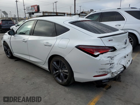 2024 Acura Integra w/A-Spec Package with VIN 19UDE4H39RA016294, listed as a Copart auction lot 67070645 with 16,522 mi miles and Salvage title. Bid and sale history available at DreamBid. Image 2.