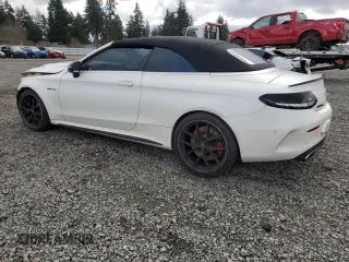 2017 Mercedes-Benz C 63 S AMG with VIN WDDWK8HB9HF454092, listed as a Copart auction lot 79309673 with 57,667 mi miles and . Bid and sale history available at DreamBid. Image 2.