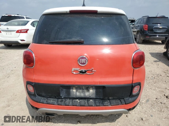 2014 FIAT 500L Trekking z VIN ZFBCFADH8EZ011075, wystawiony jako Copart lot #51542315 z przebiegiem 118 661 mil mil oraz Szkoda całkowita • Salvage title. Historia ofert i sprzedaży dostępna na DreamBid. Obrazek 6.