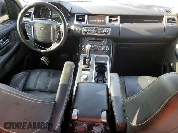 2011 Land Rover Range Rover Sport HSE Lux with VIN SALSK2D4XBA292953, listed as a Copart auction lot 54599915 with 3,164 mi miles and Salvage Title. Bid and sale history available at DreamBid. Image 8.