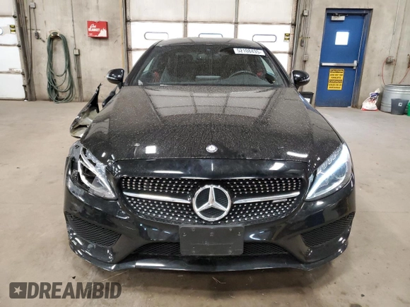 2017 Mercedes-Benz C 43 AMG with VIN WDDWJ6EB5HF457406, listed as a Copart auction lot 52108435 with 44,171 mi miles and Salvage title. Bid and sale history available at DreamBid. Image 5.