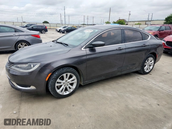 2015 Chrysler 200 Limited with VIN 1C3CCCAB8FN680655, listed as a Copart auction lot 60544225 with 192,932 mi miles and Salvage title. Bid and sale history available at DreamBid. Image 1.
