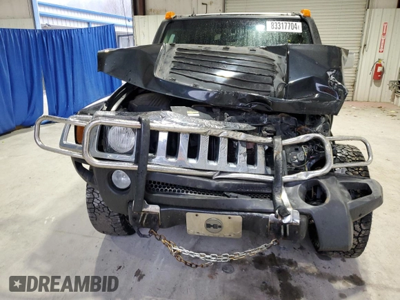 2006 Hummer H3 with VIN 5GTDN136768115805, listed as a Copart auction lot 83317704 with 119,172 mi miles and Salvage Title. Bid and sale history available at DreamBid. Image 5.