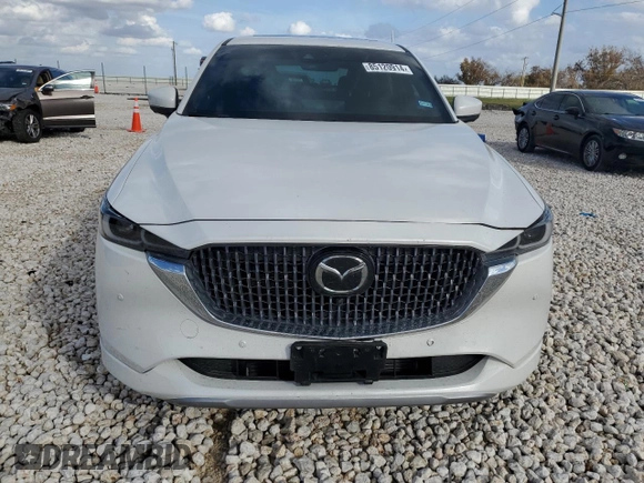 2024 Mazda CX-5 2.5 Turbo Signature with VIN JM3KFBXY7R0518304, listed as a Copart auction lot 42788985 with 8,593 mi miles and Salvage Title. Bid and sale history available at carsss.com. Image 5.