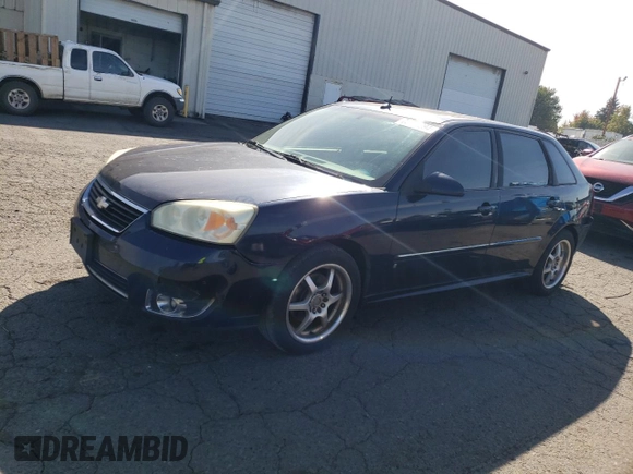 2006 Chevrolet Malibu Maxx LTZ z VIN 1G1ZU63826F160136, wystawiony jako Copart lot #75676094 z przebiegiem 263 875 mil mil oraz Szkoda całkowita • Salvage title. Historia ofert i sprzedaży dostępna na DreamBid. Obrazek 1.