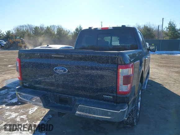 2023 Ford F-150 XL with VIN 1FTFW1E89PFC59073, listed as a IAAI auction lot 41420163 with 14,565 mi miles. Bid and sale history available at carsss.com. Image 4.