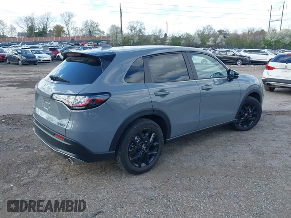 2024 Honda HR-V Sport with VIN 3CZRZ2H56RM760155, listed as a IAAI auction lot 41975899 with 5,831 mi miles. Bid and sale history available at carsss.com. Image 4.