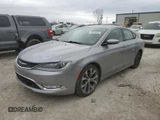 2015 Chrysler 200 C with VIN 1C3CCCCG6FN572317, listed as a Copart auction lot 49534855 with 94,032 mi miles and Clean Title. Bid and sale history available at carsss.com. Image 1.