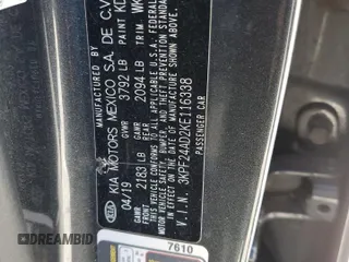 2019 Kia Forte LXS with VIN 3KPF24AD2KE116338, listed as a Copart auction lot 50497795 with 121,324 mi miles and Salvage Title. Bid and sale history available at DreamBid. Image 13.
