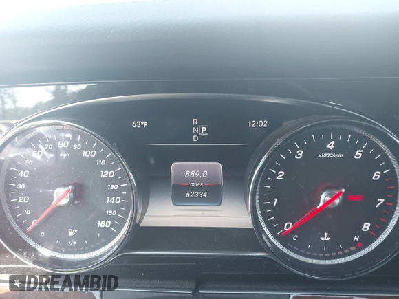 2017 Mercedes-Benz E-Class E 300 Luxury with VIN WDDZF4JB8HA098512, listed as a IAAI auction lot 41680421 with 62,334 mi miles. Bid and sale history available at carsss.com. Image 7.