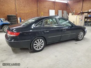2006 Hyundai Azera SE with VIN KMHFC46F56A130424, listed as a Copart auction lot 53568095 with 183,797 mi miles and Salvage Title. Bid and sale history available at carsss.com. Image 3.