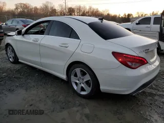 2017 Mercedes-Benz CLA 250 with VIN WDDSJ4GB1HN420861, listed as a Copart auction lot 83458394 with 65,845 mi miles and Salvage Title. Bid and sale history available at DreamBid. Image 2.