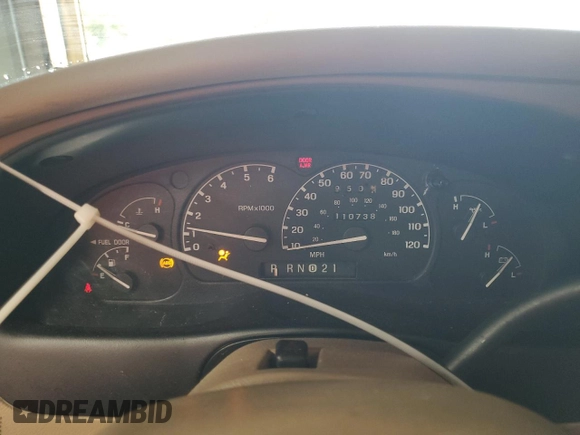 2001 Mercury Mountaineer z VIN 4M2DU86P01UJ03044, wystawiony jako Copart lot #73400314 z przebiegiem 110 738 mil mil oraz Czysty tytuł • Clean title. Historia ofert i sprzedaży dostępna na DreamBid. Obrazek 9.