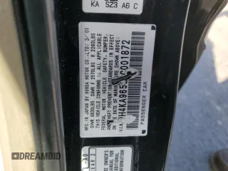 2002 Acura RL с VIN JH4KA96592C001872, выставлен на аукционе Copart как лот 55144775 с пробегом Не указан миль и Списание • Salvage title. История ставок и продаж доступна на DreamBid. Изображение 13.
