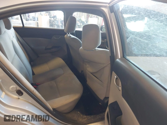 2013 Honda Civic LX with VIN 19XFB2F51DE281760, listed as a IAAI auction lot 41649800 with 81,005 mi miles and . Bid and sale history available at DreamBid. Image 8.