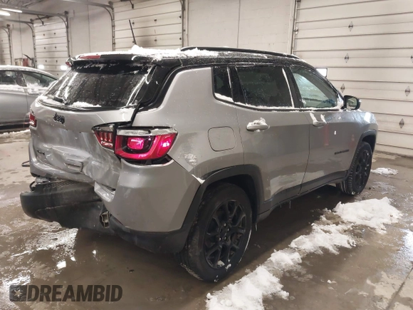 2023 Jeep Compass Latitude with VIN 3C4NJDBN6PT549752, listed as a IAAI auction lot 41225196 with 23,349 mi miles and . Bid and sale history available at DreamBid. Image 4.
