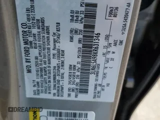 2019 Lincoln MKZ Standard z VIN 3LN6L5A98KR631346, wystawiony jako Copart lot #49717185 z przebiegiem Nie podano mil oraz Nie do naprawy. Historia ofert i sprzedaży dostępna na DreamBid. Obrazek 12.
