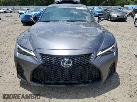 2022 Lexus IS 350 F Sport with VIN JTHGZ1B25N5052497, listed as a Copart auction lot 59523435 with 72,185 mi miles and Salvage title. Bid and sale history available at DreamBid. Image 5.