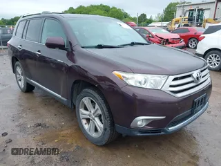 2013 Toyota Highlander Limited with VIN 5TDDK3EHXDS259870, listed as a IAAI auction lot 42352562 with 101,619 mi miles and . Bid and sale history available at DreamBid. Image 1.