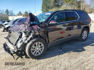 2020 Chevrolet Traverse LT Cloth with VIN 1GNERGKW8LJ211586, listed as a Copart auction lot 49698735 with 0 mi miles and Salvage Title. Bid and sale history available at carsss.com. Image 1.