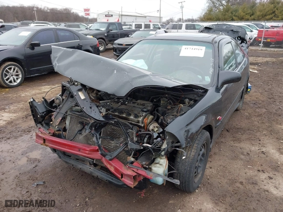 1998 Honda Civic EX with VIN 1HGEJ8243WL023329, listed as a IAAI auction lot 41744919 with 0 mi miles. Bid and sale history available at carsss.com. Image 17.