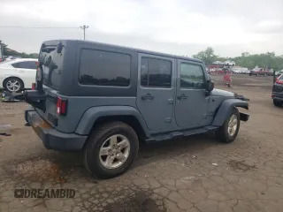 2015 Jeep Wrangler Unlimited Sport with VIN 1C4BJWDGXFL551284, listed as a Copart auction lot 56905935 with 155,988 mi miles and Salvage title. Bid and sale history available at DreamBid. Image 3.