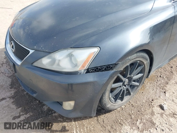 2006 Lexus IS 250 Manual with VIN JTHBK262865010292, listed as a IAAI auction lot 41832213 with 224,542 mi miles. Bid and sale history available at carsss.com. Image 6.